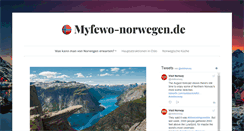 Desktop Screenshot of myfewo-norwegen.de