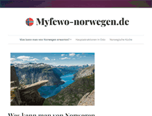 Tablet Screenshot of myfewo-norwegen.de